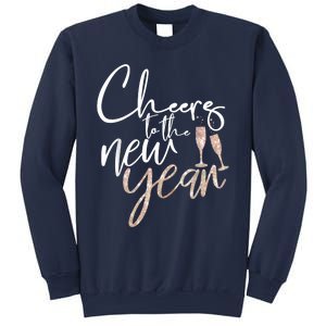 Cheers To The New Year 2025 Champagne New Years Eve Party Sweatshirt