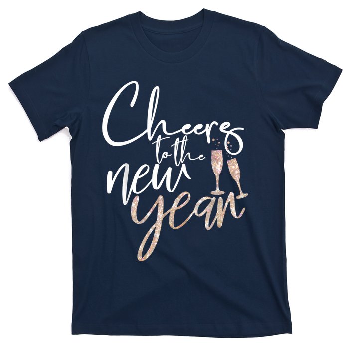 Cheers To The New Year 2025 Champagne New Years Eve Party T-Shirt