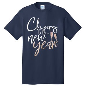 Cheers To The New Year 2025 Champagne New Years Eve Party Tall T-Shirt