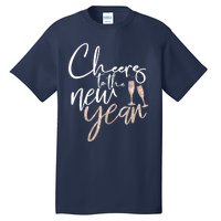 Cheers To The New Year 2025 Champagne New Years Eve Party Tall T-Shirt