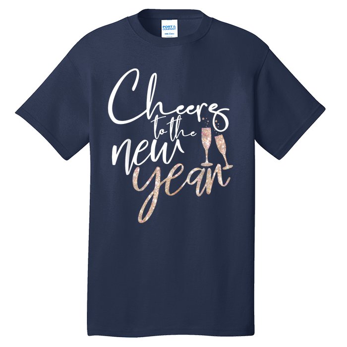 Cheers To The New Year 2025 Champagne New Years Eve Party Tall T-Shirt