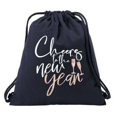 Cheers To The New Year 2025 Champagne New Years Eve Party Drawstring Bag