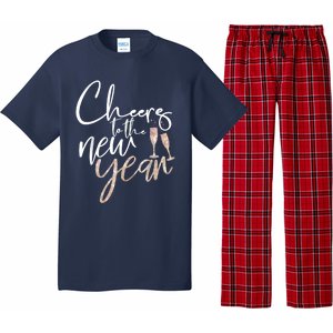 Cheers To The New Year 2025 Champagne New Years Eve Party Pajama Set