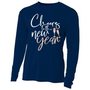 Cheers To The New Year 2025 Champagne New Years Eve Party Cooling Performance Long Sleeve Crew