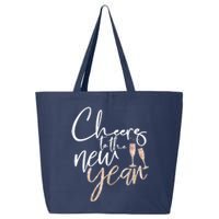 Cheers To The New Year 2025 Champagne New Years Eve Party 25L Jumbo Tote