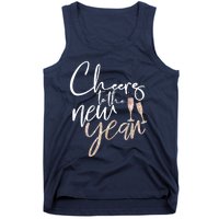 Cheers To The New Year 2025 Champagne New Years Eve Party Tank Top