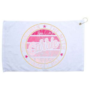 Carrie The  The Myth The Legend First Name Carrie Grommeted Golf Towel