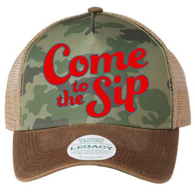 Come To The Sip Red Legacy Tie Dye Trucker Hat
