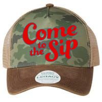 Come To The Sip Red Legacy Tie Dye Trucker Hat
