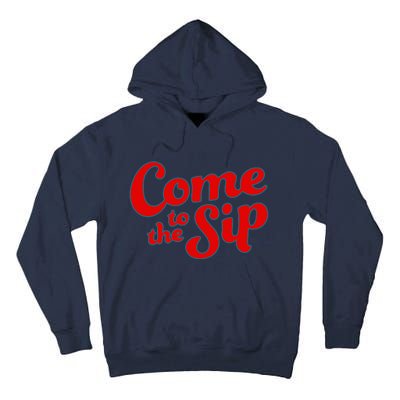 Come To The Sip Red Tall Hoodie