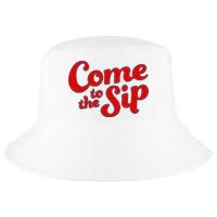 Come To The Sip Red Cool Comfort Performance Bucket Hat