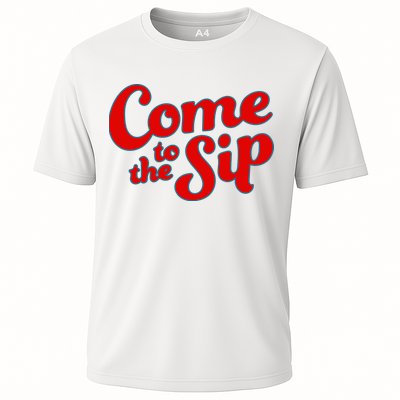Come To The Sip Red Performance Shirt