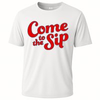 Come To The Sip Red Performance Shirt