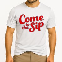 Come To The Sip Red Performance Shirt