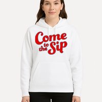 Come To The Sip Red Hoodie