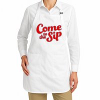 Come To The Sip Red Apron