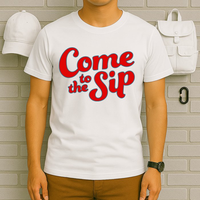 Come To The Sip Red T-Shirt