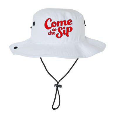 Come To The Sip Red Bucket Hat