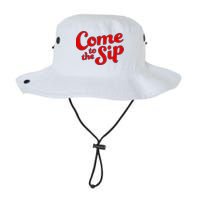 Come To The Sip Red Bucket Hat