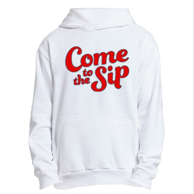 Come To The Sip Red Urban Pullover Hoodie