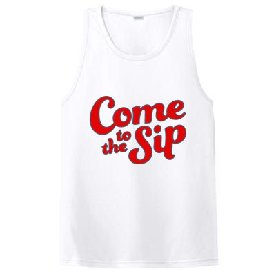 Come To The Sip Red PosiCharge Competitor Tank