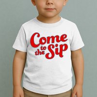 Come To The Sip Red Toddler T-Shirt