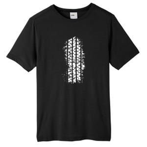 Car Tire Tracks Tall Fusion ChromaSoft Performance T-Shirt