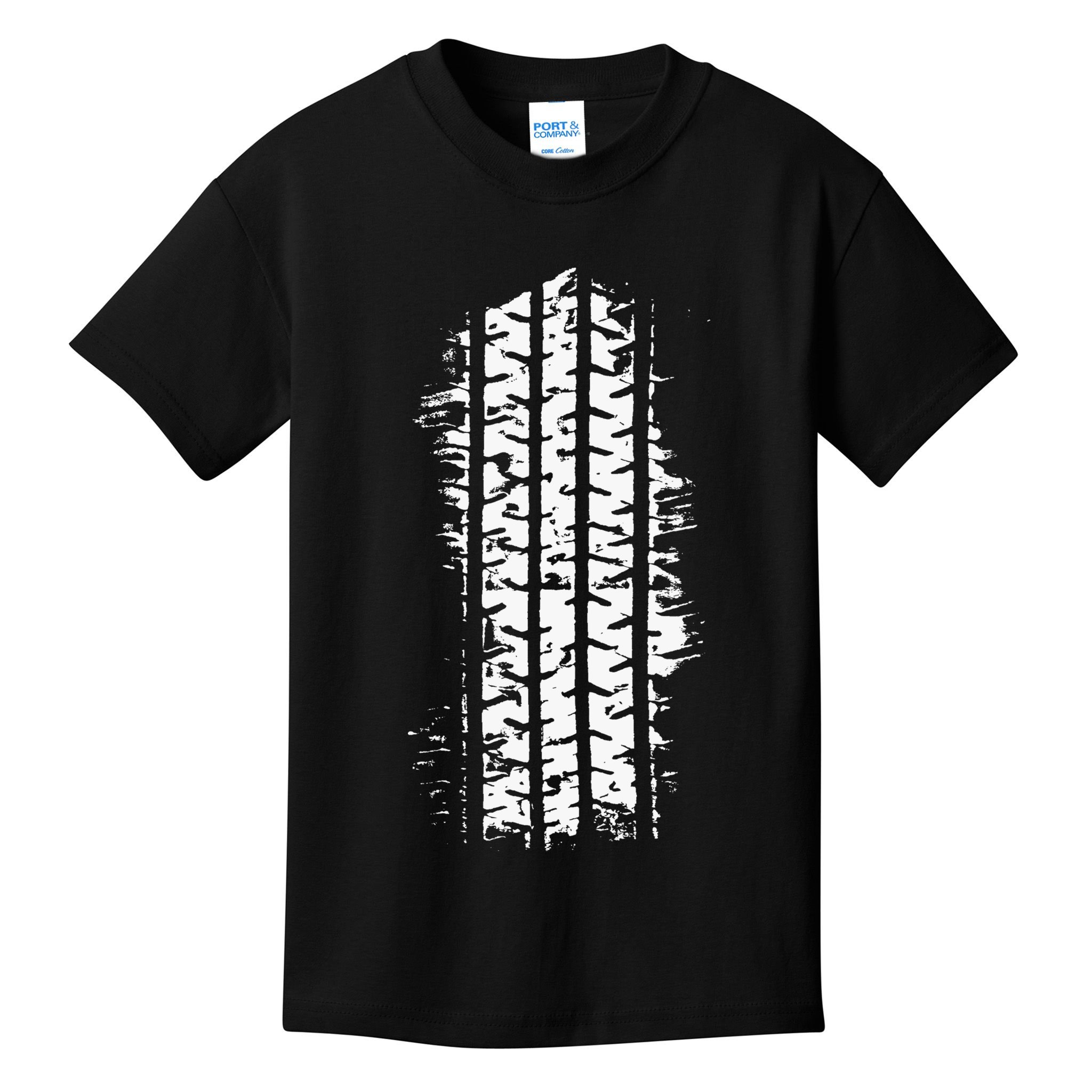 Car Tire Tracks Kids T-Shirt