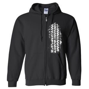 Car Tire Tracks Full Zip Hoodie