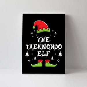 Christmas The Taekwondo Elf Family Matching Group Canvas