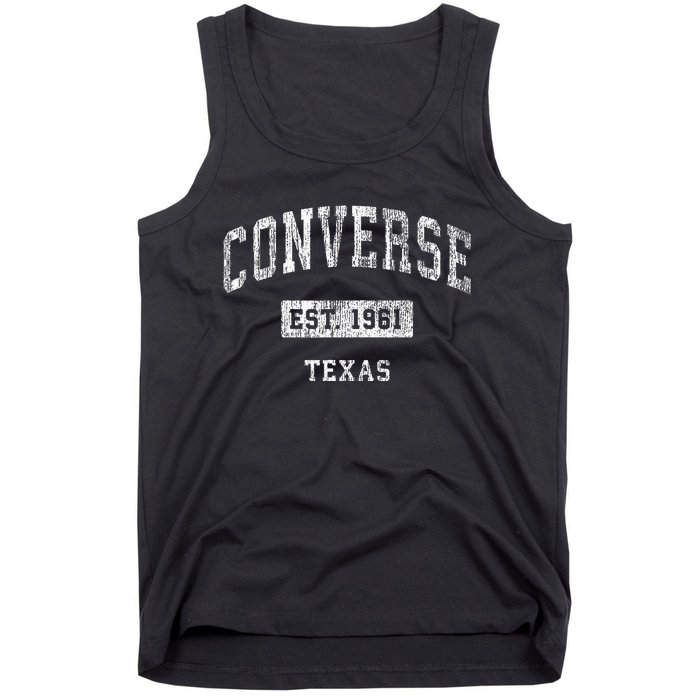 C.Onverse Texas Tx Vintage Sports Tank Top