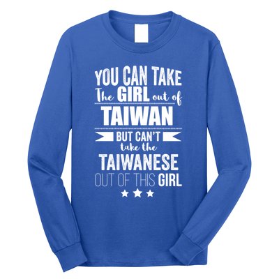 Can Take The Out Of Taiwan Pride Taiwanese Proud Funny Gift Long Sleeve Shirt