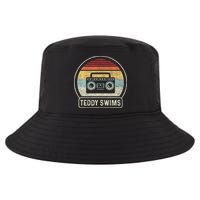 Cassette Tape T.E.D.D.Y Swims 90s Music Retro Sunset Cool Comfort Performance Bucket Hat
