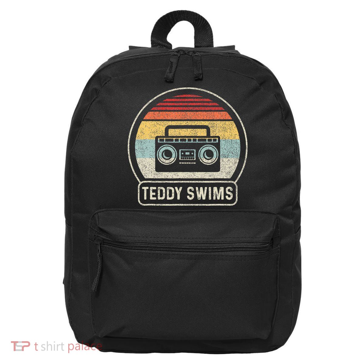 Cassette Tape T.E.D.D.Y Swims 90s Music Retro Sunset 16 in Basic Backpack
