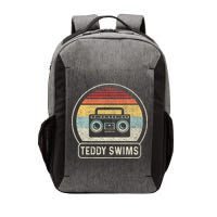 Cassette Tape T.E.D.D.Y Swims 90s Music Retro Sunset Vector Backpack