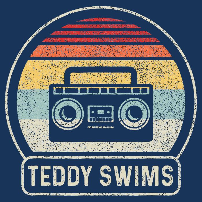Cassette Tape T.E.D.D.Y Swims 90s Music Retro Sunset Infant Baby Jersey Bodysuit