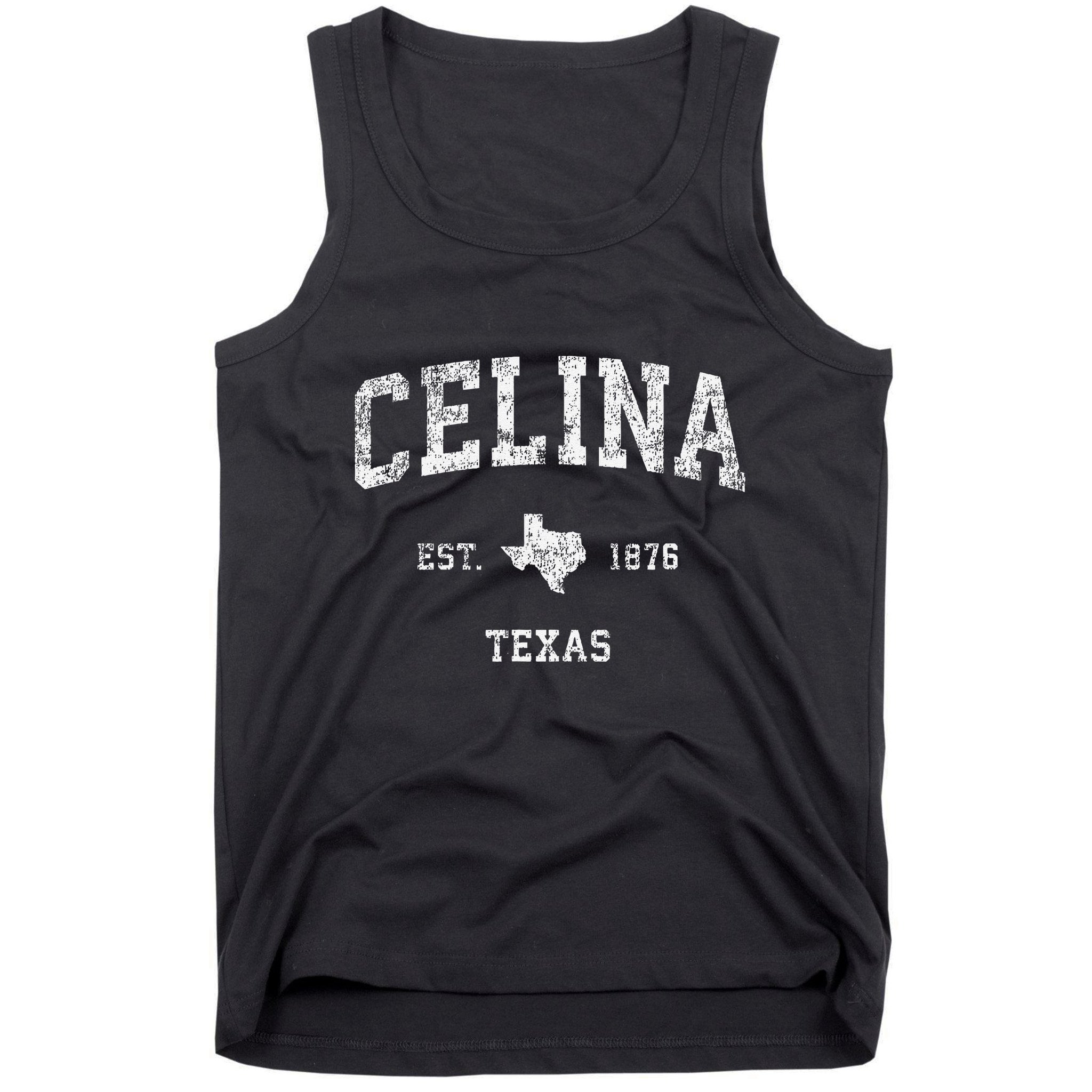 Celina Texas Tx Vintage Athletic Sports Tank Top