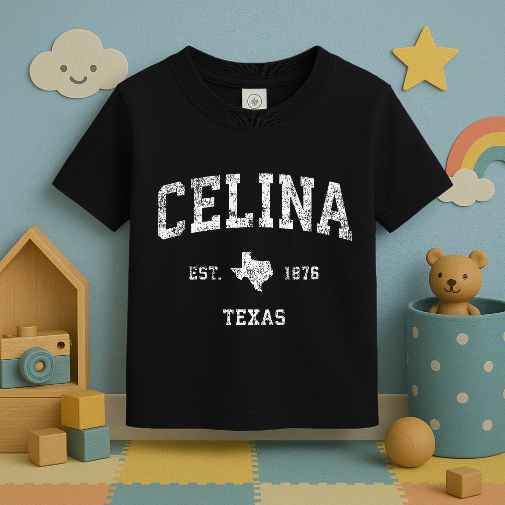Celina Texas Tx Vintage Athletic Sports Toddler T-Shirt