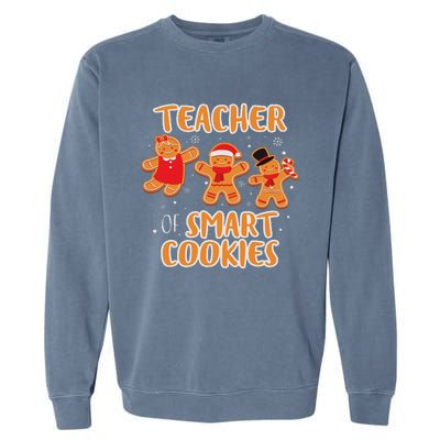 Christmas Teacher Teaching Students Gift Funny Xmas Garment-Dyed Sweatshirt