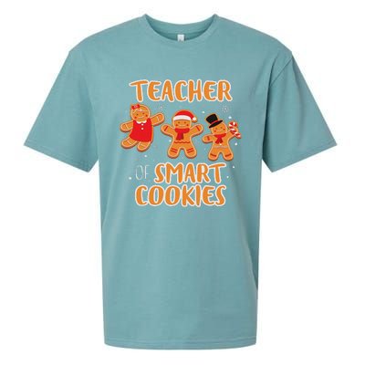 Christmas Teacher Teaching Students Gift Funny Xmas Sueded Cloud Jersey T-Shirt