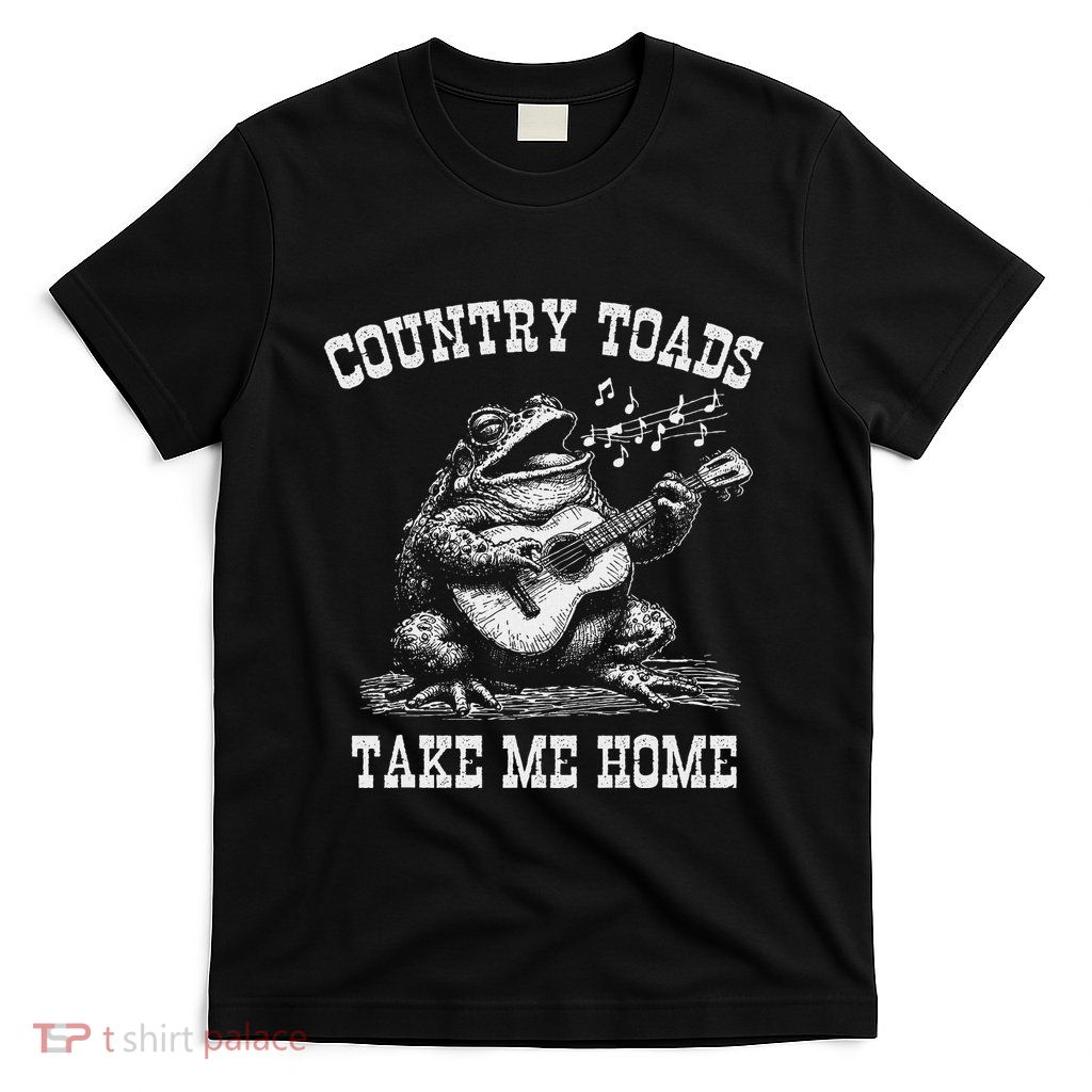 Country Toads Take Me Home Music Festival Singing Toad T-Shirt