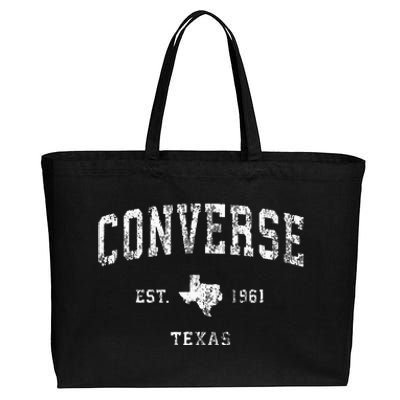 Converse Texas TX Vintage Cotton Canvas Jumbo Tote