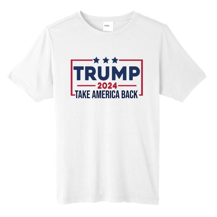 Cool Trump Take America Back 2024 Tall Fusion ChromaSoft Performance T-Shirt