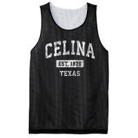 Celina Texas Tx Vintage Sports Established Mesh Reversible Basketball Jersey Tank