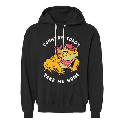 Country Toads Take Me Home Apparel Garment-Dyed Fleece Hoodie