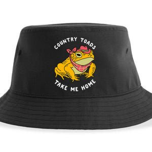 Country Toads Take Me Home Apparel Sustainable Bucket Hat