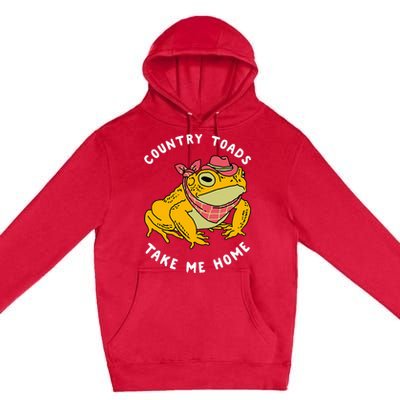 Country Toads Take Me Home Apparel Premium Pullover Hoodie