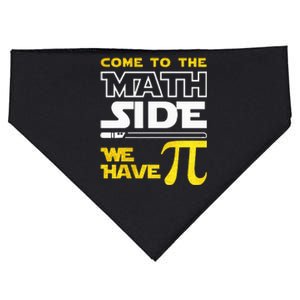 Come To The Math Side We Have Pi Math Pi Day Teacher USA-Made Doggie Bandana