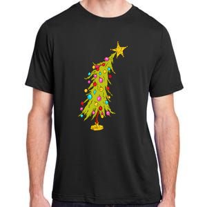 Christmas Tree Trendy Christmas Tree Adult ChromaSoft Performance T-Shirt