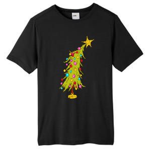 Christmas Tree Trendy Christmas Tree Tall Fusion ChromaSoft Performance T-Shirt